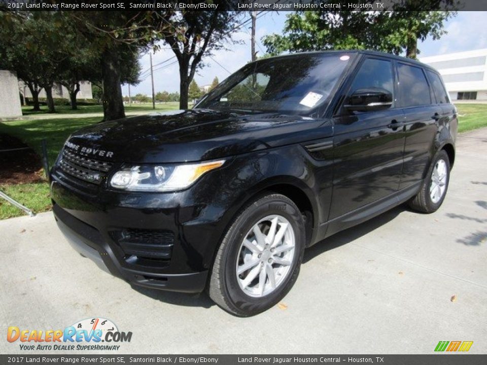 2017 Land Rover Range Rover Sport SE Santorini Black / Ebony/Ebony Photo #10