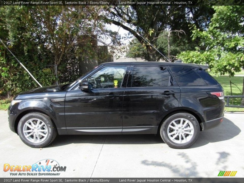 2017 Land Rover Range Rover Sport SE Santorini Black / Ebony/Ebony Photo #11