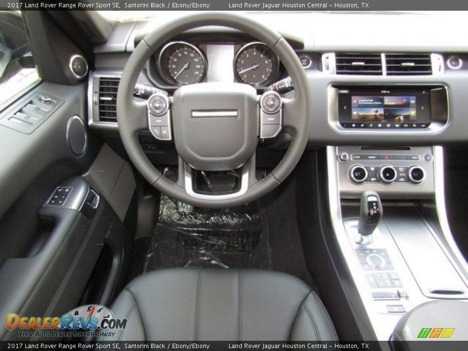 2017 Land Rover Range Rover Sport SE Santorini Black / Ebony/Ebony Photo #13