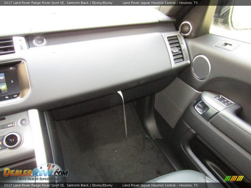 2017 Land Rover Range Rover Sport SE Santorini Black / Ebony/Ebony Photo #14