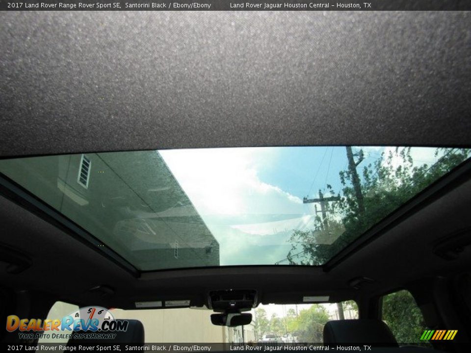 2017 Land Rover Range Rover Sport SE Santorini Black / Ebony/Ebony Photo #17