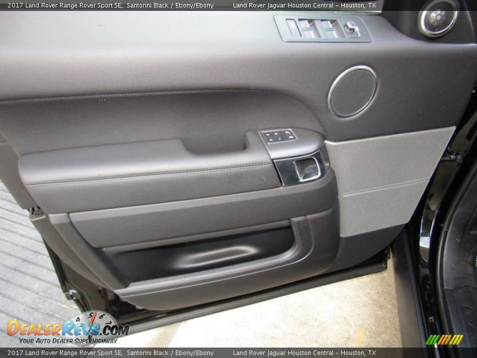 2017 Land Rover Range Rover Sport SE Santorini Black / Ebony/Ebony Photo #18