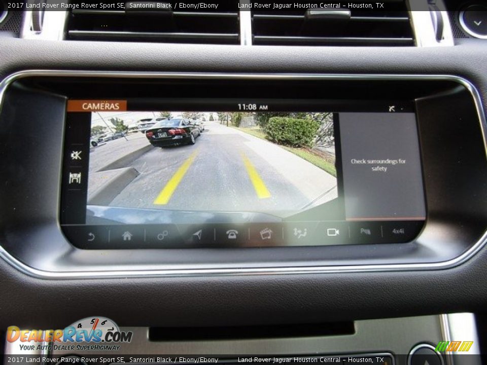 2017 Land Rover Range Rover Sport SE Santorini Black / Ebony/Ebony Photo #21