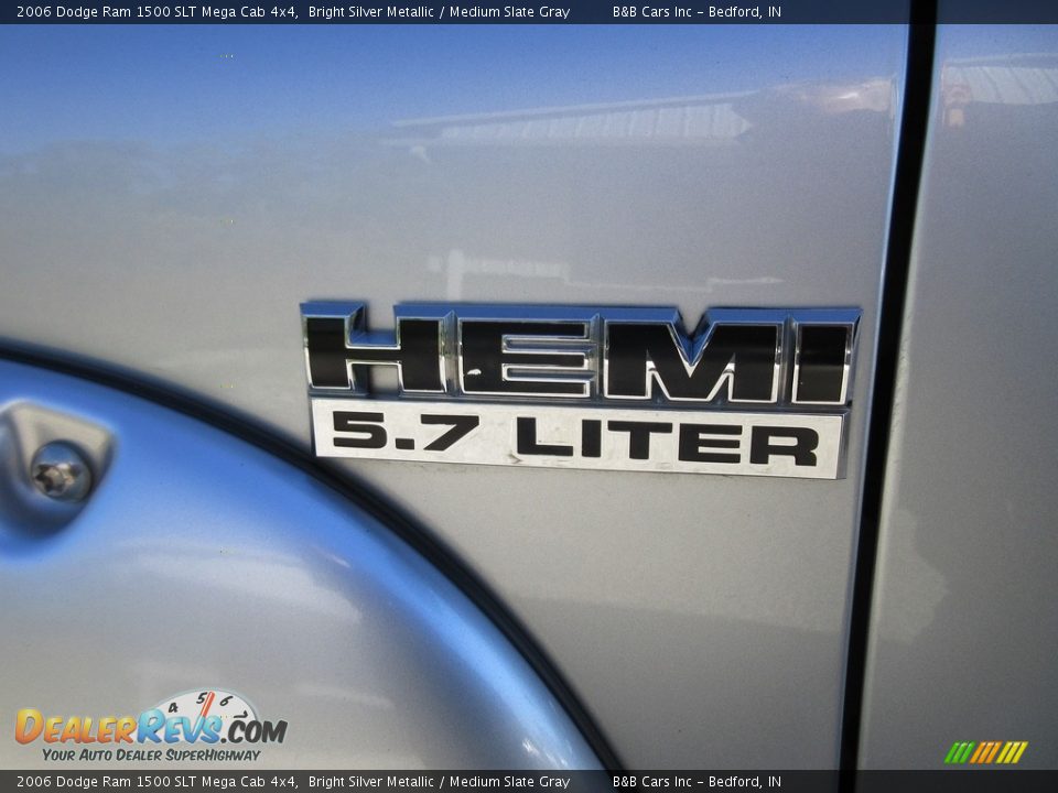 2006 Dodge Ram 1500 SLT Mega Cab 4x4 Bright Silver Metallic / Medium Slate Gray Photo #14