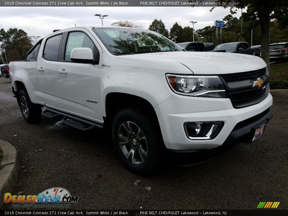 2018 Chevrolet Colorado Z71 Crew Cab 4x4 Summit White / Jet Black Photo #1
