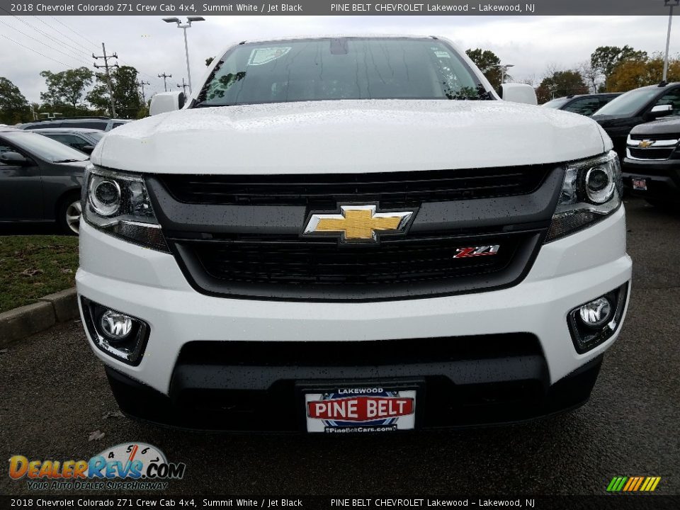 2018 Chevrolet Colorado Z71 Crew Cab 4x4 Summit White / Jet Black Photo #2