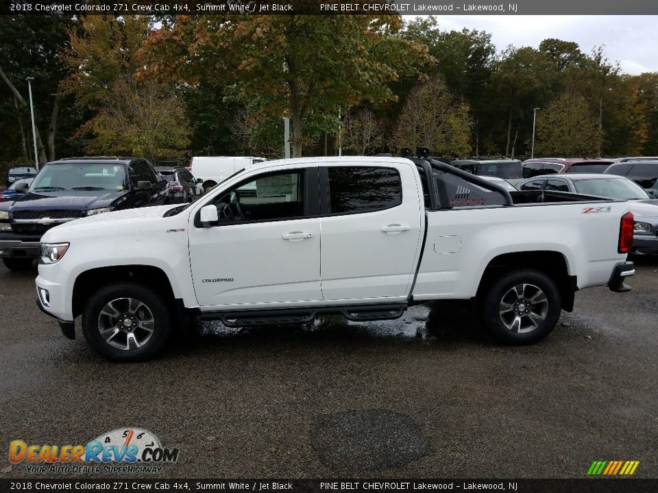 Summit White 2018 Chevrolet Colorado Z71 Crew Cab 4x4 Photo #3