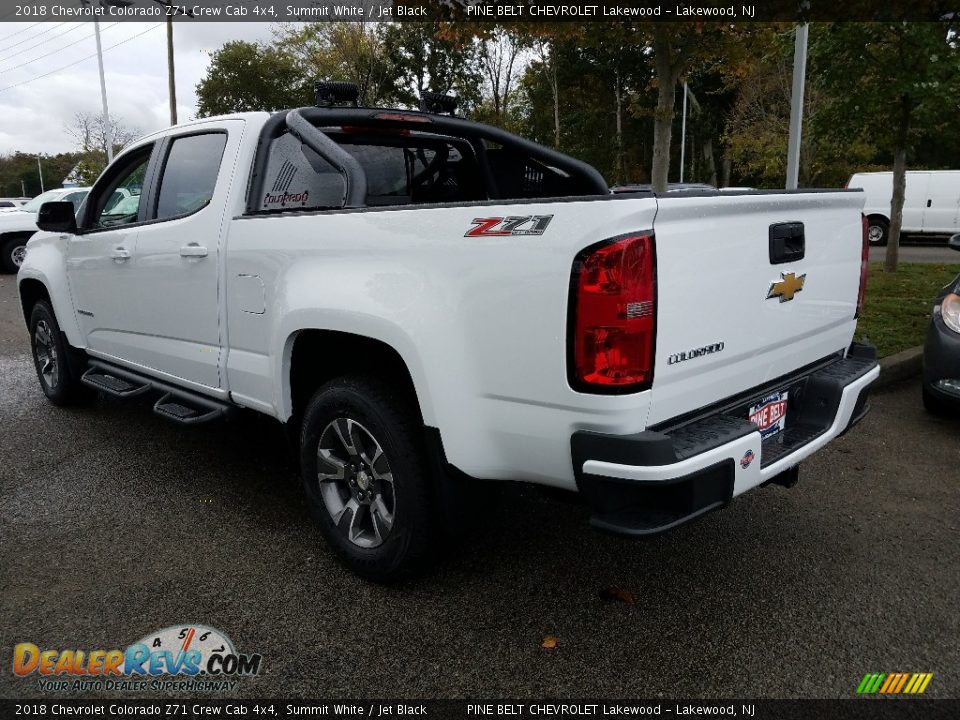 2018 Chevrolet Colorado Z71 Crew Cab 4x4 Summit White / Jet Black Photo #4