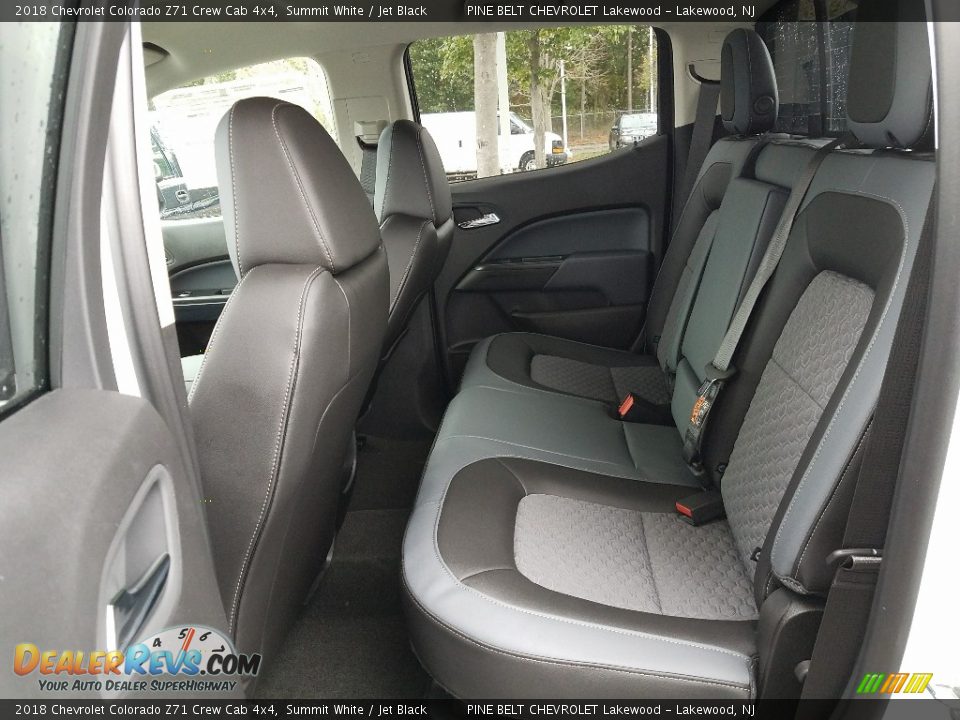 Rear Seat of 2018 Chevrolet Colorado Z71 Crew Cab 4x4 Photo #6