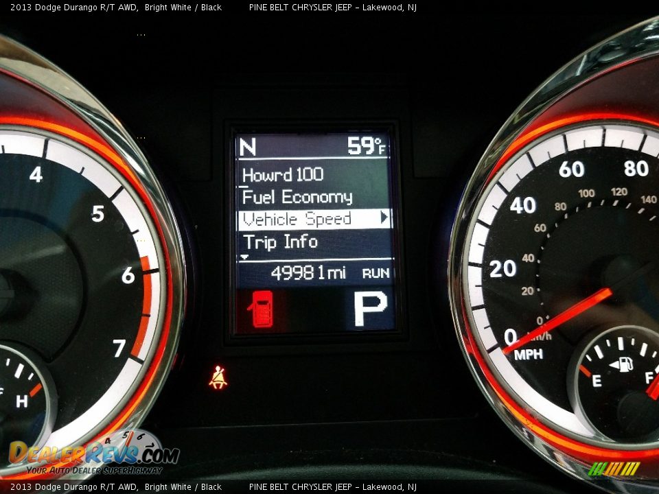 2013 Dodge Durango R/T AWD Bright White / Black Photo #5