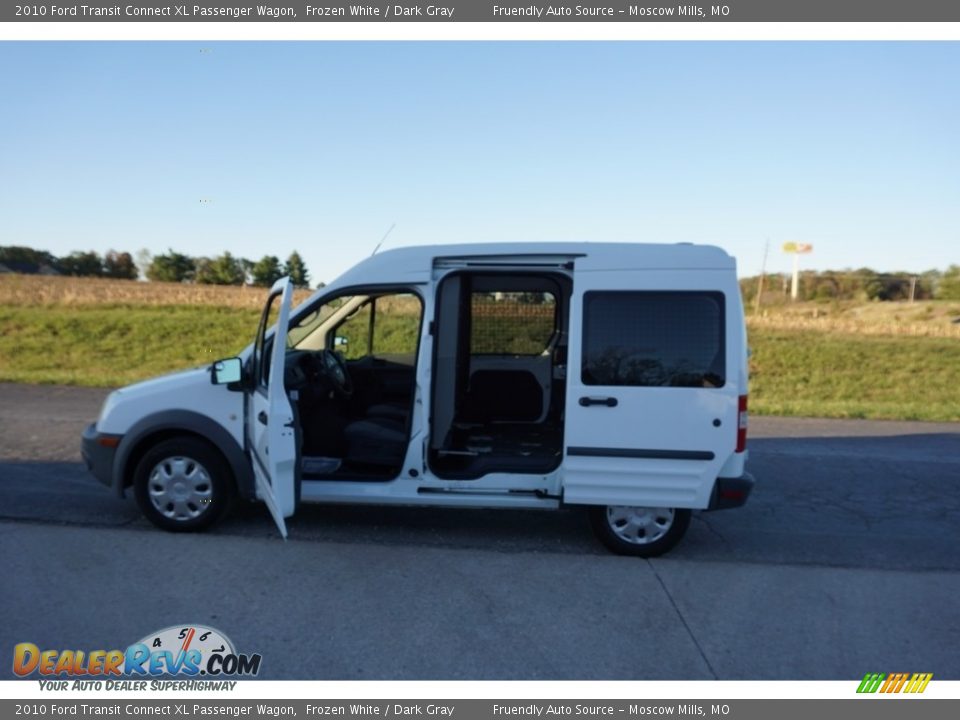 2010 Ford Transit Connect XL Passenger Wagon Frozen White / Dark Gray Photo #3