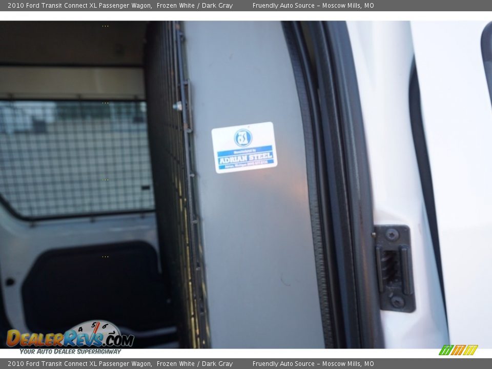 2010 Ford Transit Connect XL Passenger Wagon Frozen White / Dark Gray Photo #28