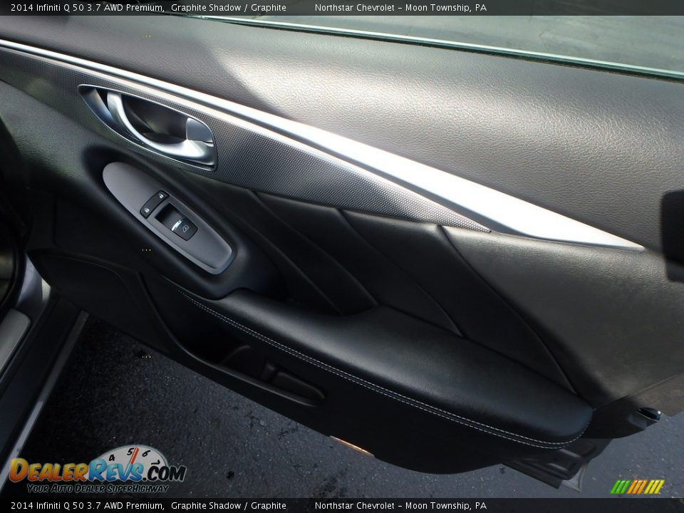 2014 Infiniti Q 50 3.7 AWD Premium Graphite Shadow / Graphite Photo #18