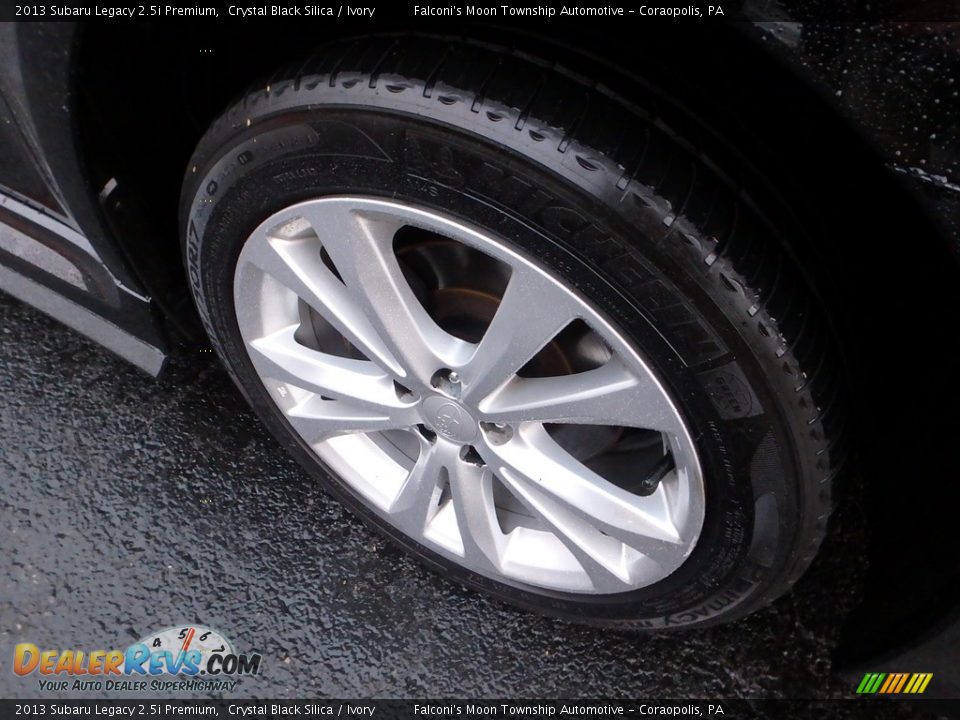 2013 Subaru Legacy 2.5i Premium Crystal Black Silica / Ivory Photo #9