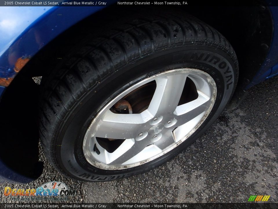 2005 Chevrolet Cobalt LS Sedan Arrival Blue Metallic / Gray Photo #7