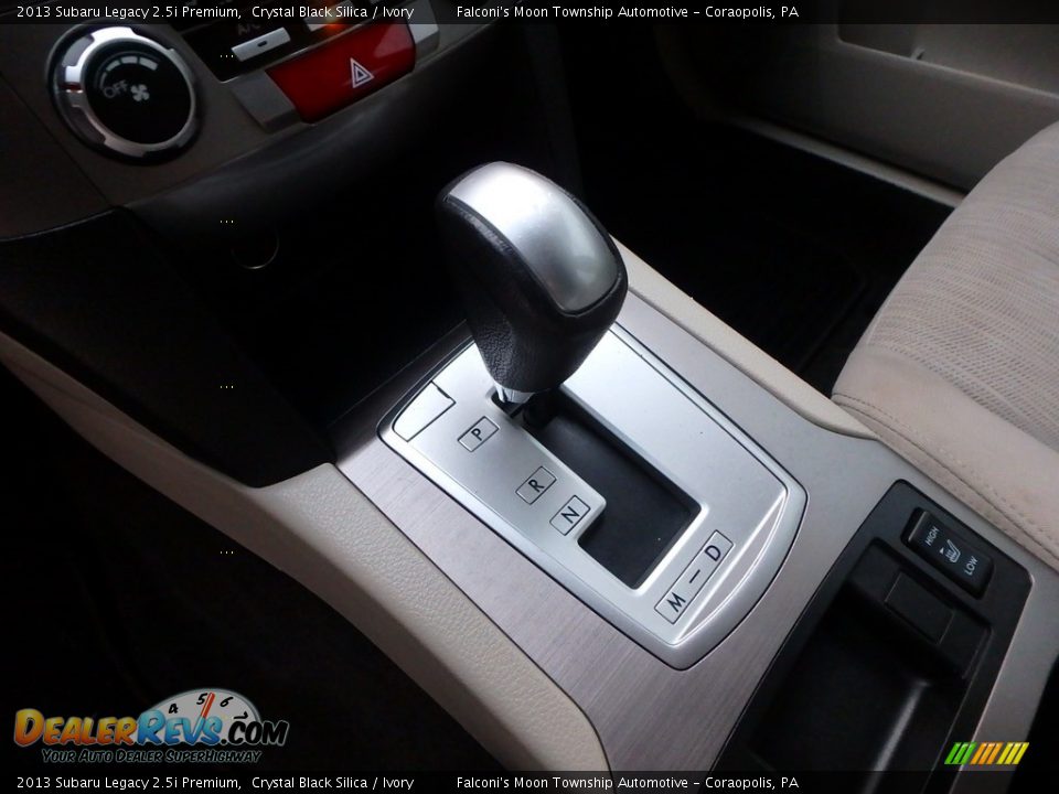 2013 Subaru Legacy 2.5i Premium Crystal Black Silica / Ivory Photo #21