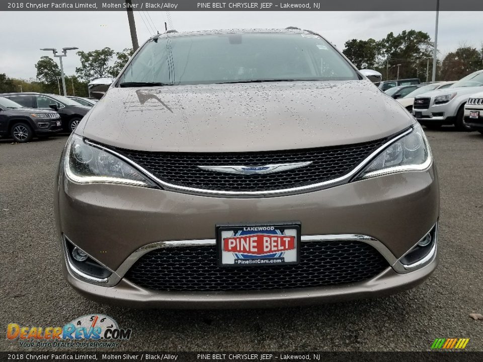 2018 Chrysler Pacifica Limited Molten Silver / Black/Alloy Photo #2