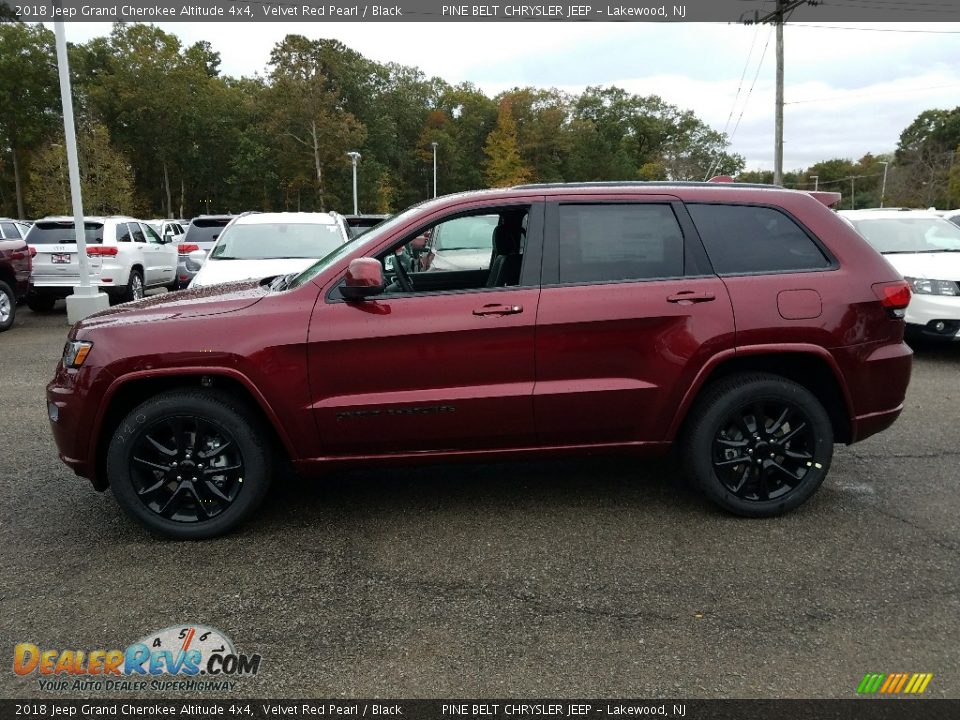 2018 Jeep Grand Cherokee Altitude 4x4 Velvet Red Pearl / Black Photo #3