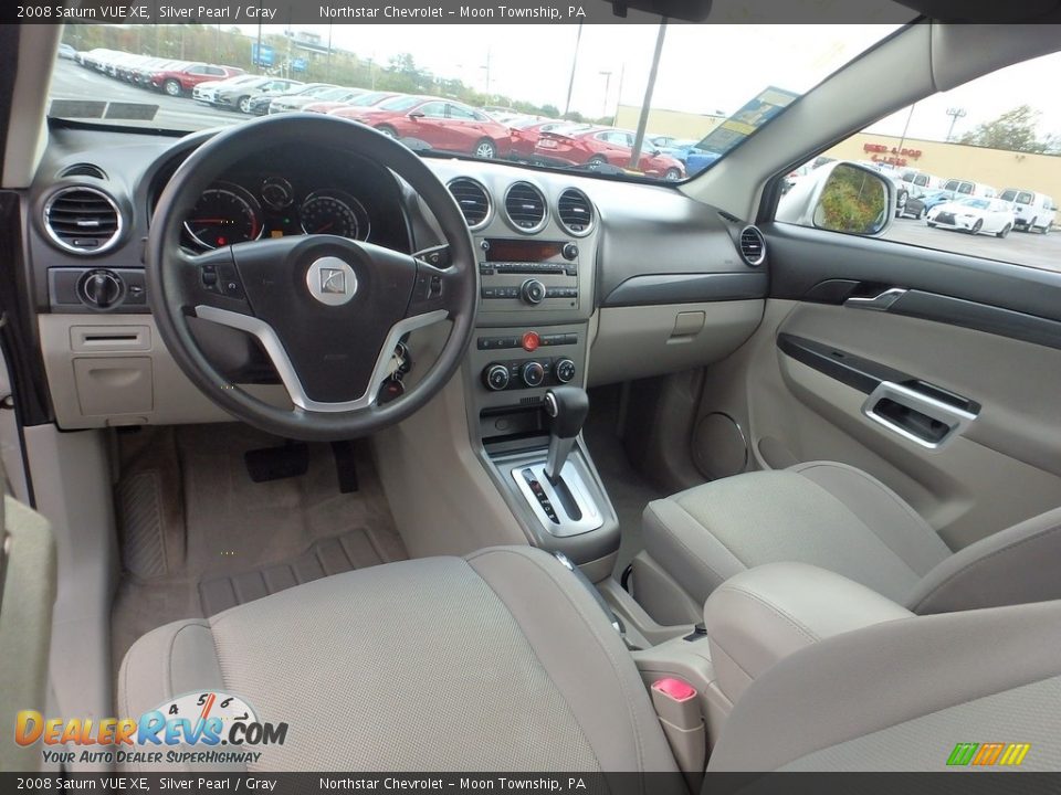 2008 Saturn VUE XE Silver Pearl / Gray Photo #10