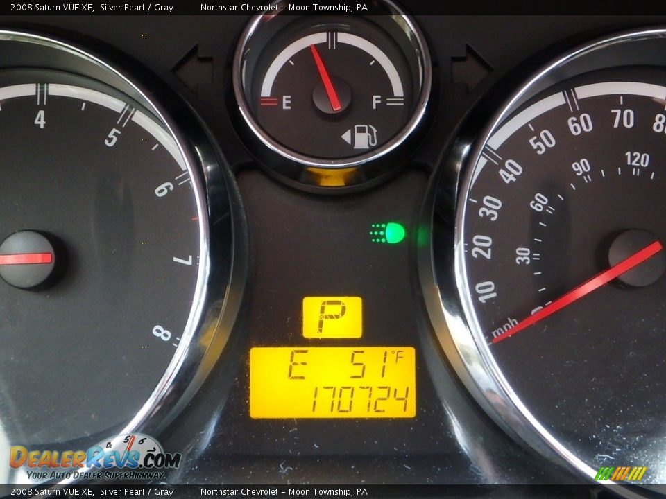 2008 Saturn VUE XE Silver Pearl / Gray Photo #15