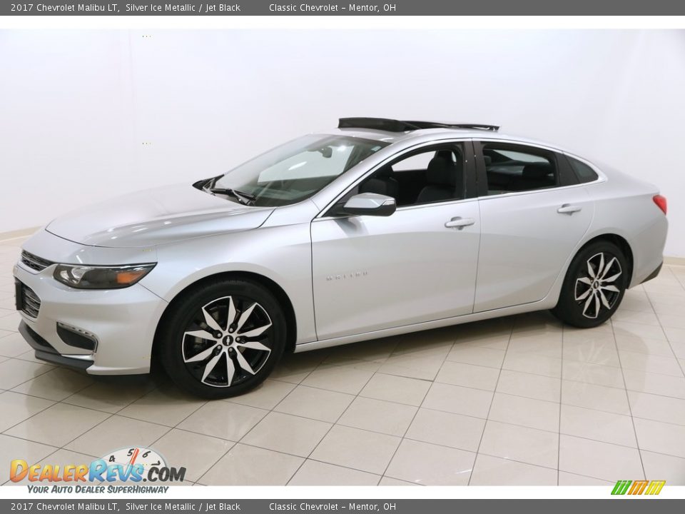2017 Chevrolet Malibu LT Silver Ice Metallic / Jet Black Photo #3