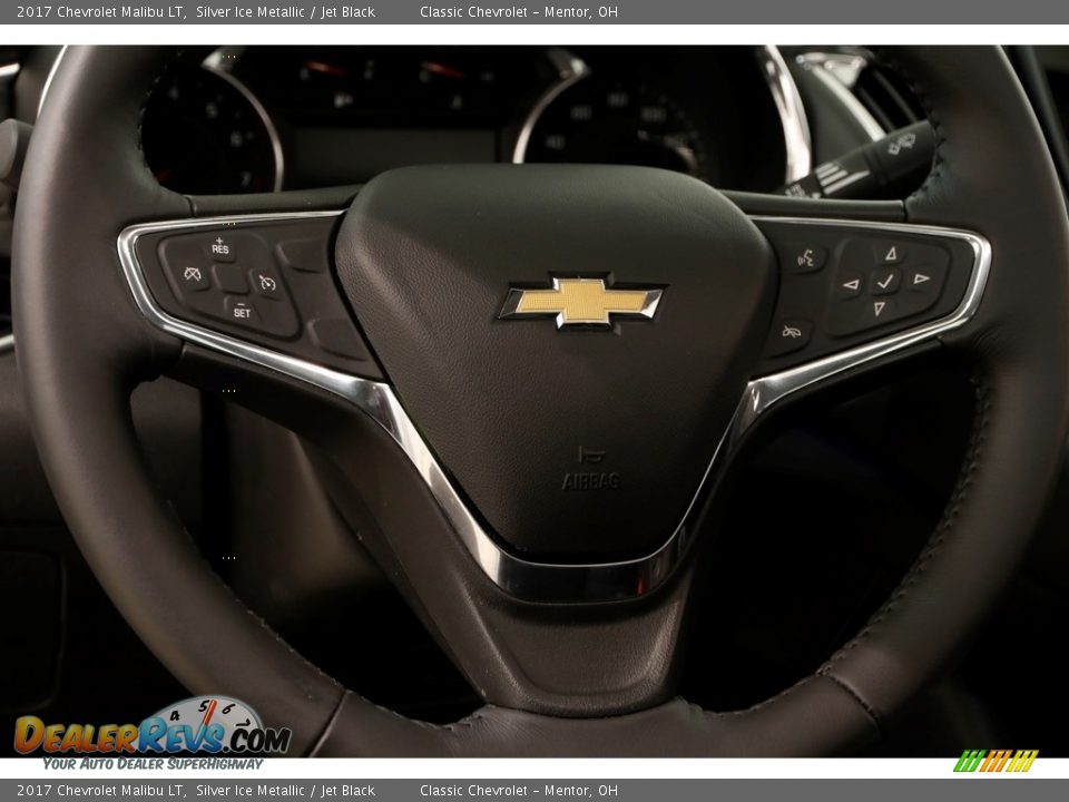 2017 Chevrolet Malibu LT Silver Ice Metallic / Jet Black Photo #7