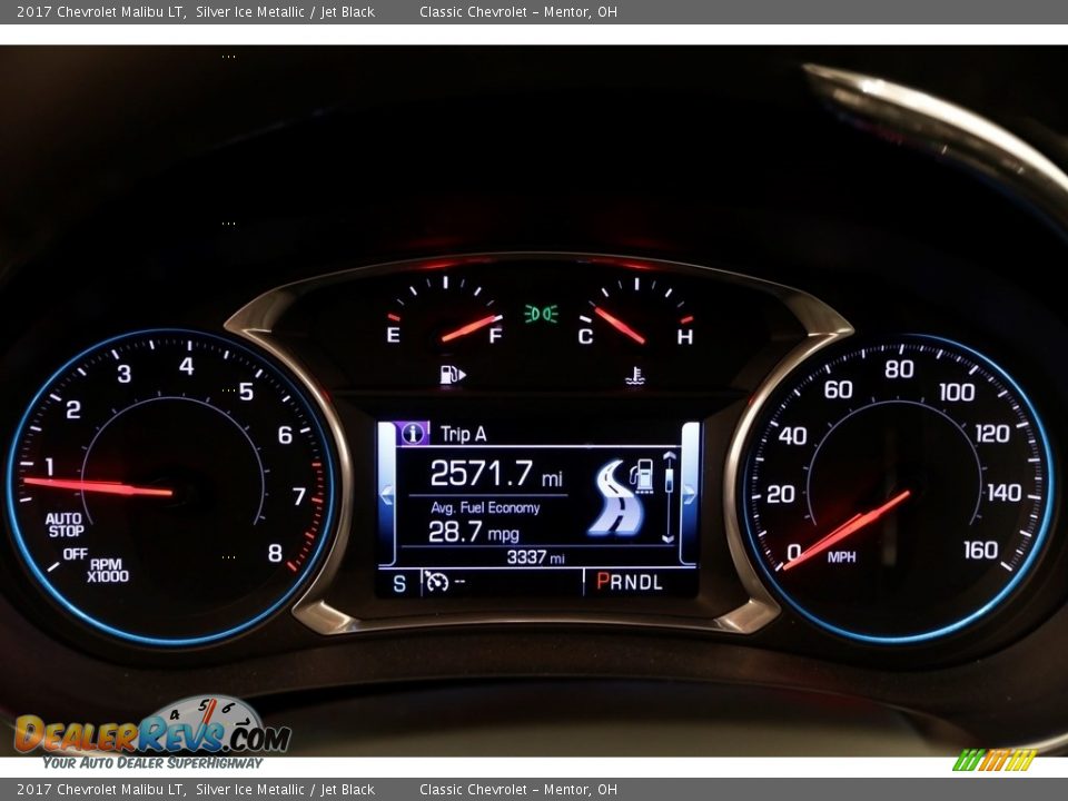 2017 Chevrolet Malibu LT Silver Ice Metallic / Jet Black Photo #8