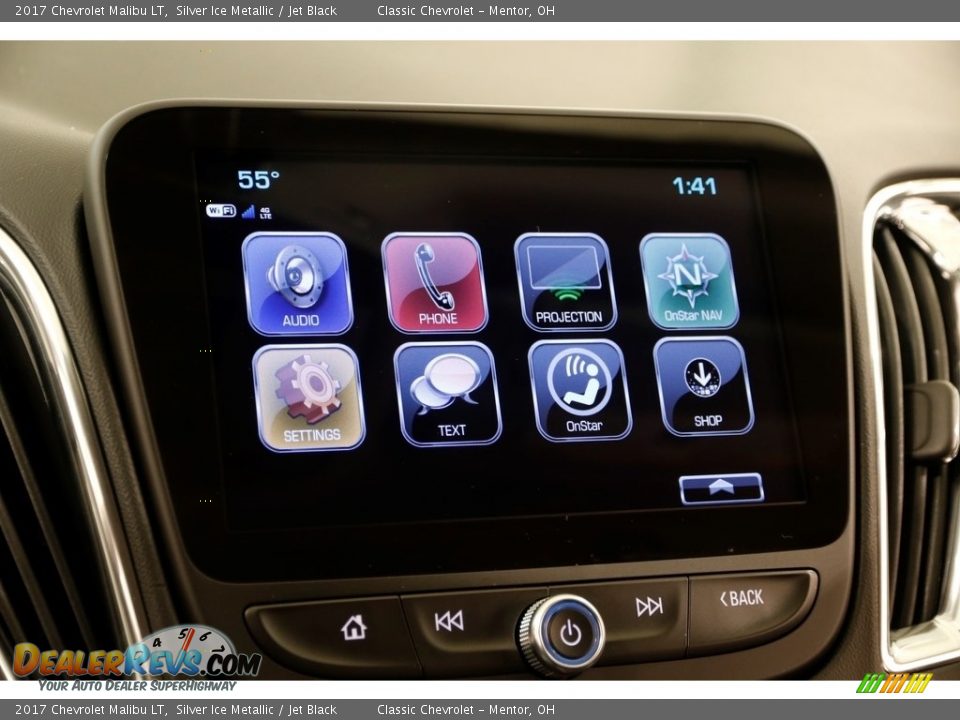 2017 Chevrolet Malibu LT Silver Ice Metallic / Jet Black Photo #10