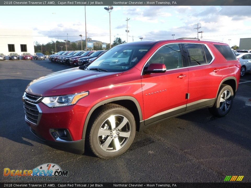 2018 Chevrolet Traverse LT AWD Cajun Red Tintcoat / Jet Black Photo #1
