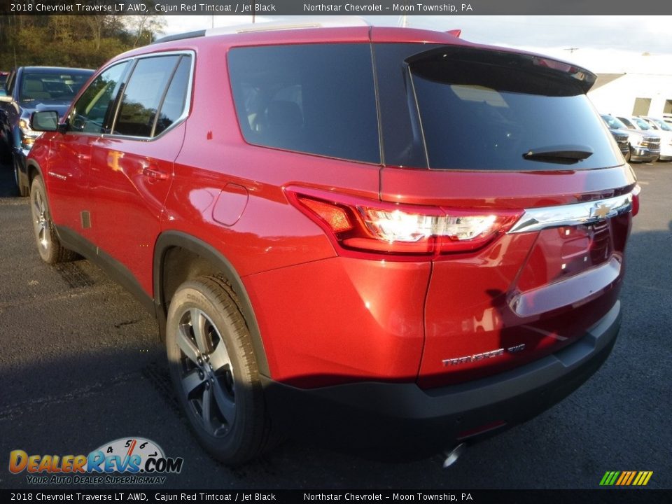 2018 Chevrolet Traverse LT AWD Cajun Red Tintcoat / Jet Black Photo #3