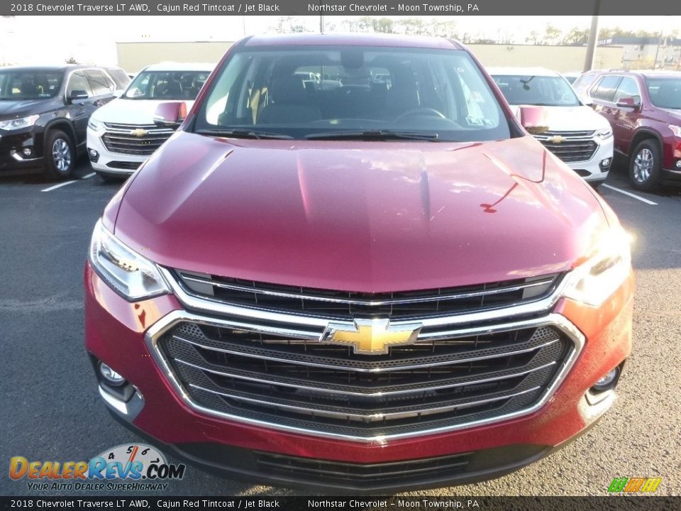 2018 Chevrolet Traverse LT AWD Cajun Red Tintcoat / Jet Black Photo #6