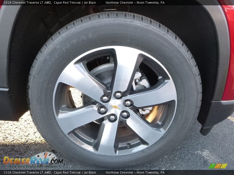 2018 Chevrolet Traverse LT AWD Cajun Red Tintcoat / Jet Black Photo #7