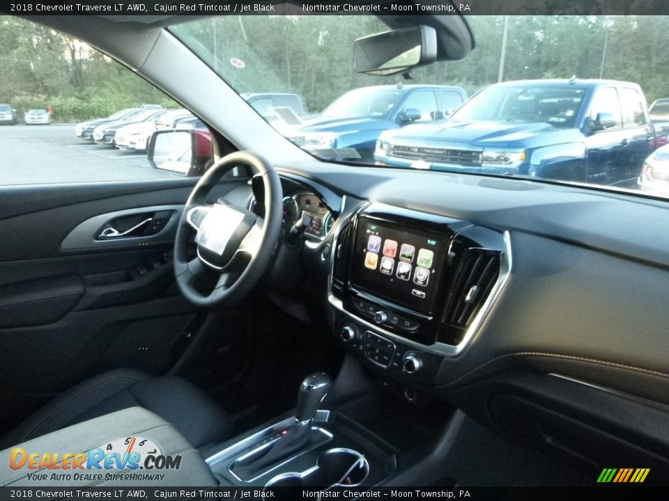 2018 Chevrolet Traverse LT AWD Cajun Red Tintcoat / Jet Black Photo #9