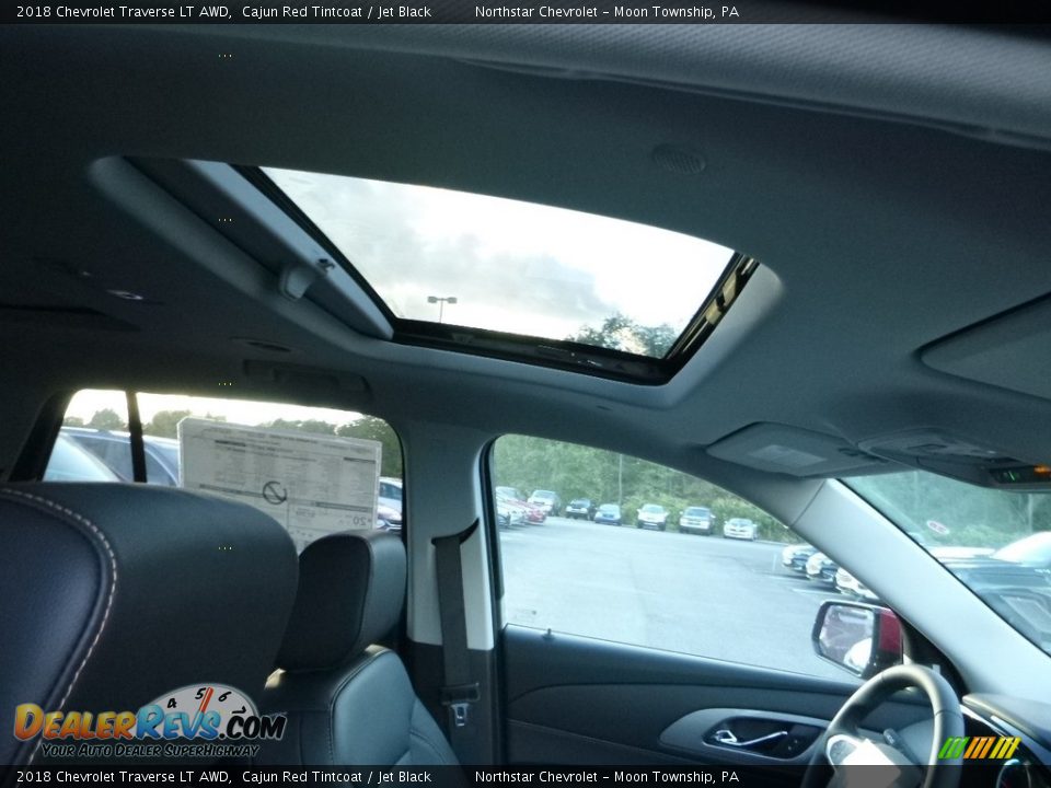 2018 Chevrolet Traverse LT AWD Cajun Red Tintcoat / Jet Black Photo #10