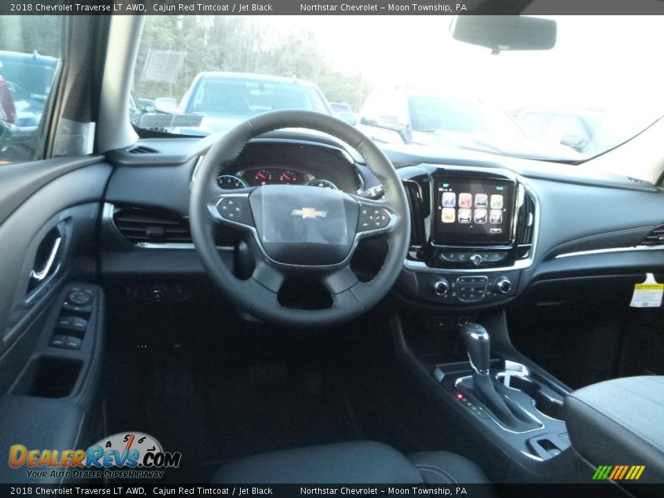 2018 Chevrolet Traverse LT AWD Cajun Red Tintcoat / Jet Black Photo #13