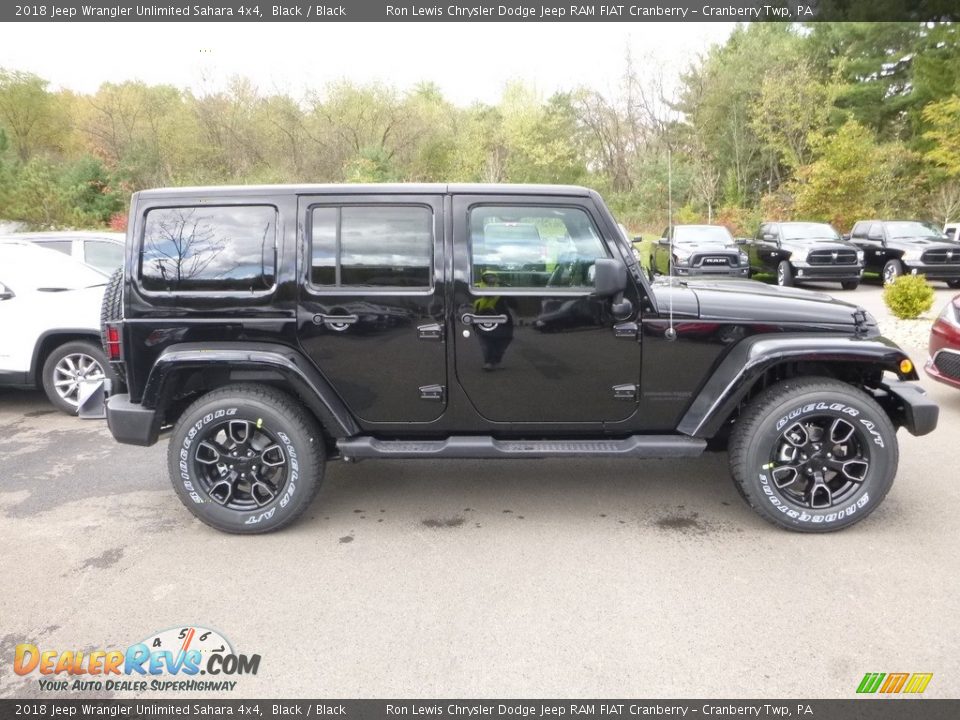Black 2018 Jeep Wrangler Unlimited Sahara 4x4 Photo #6