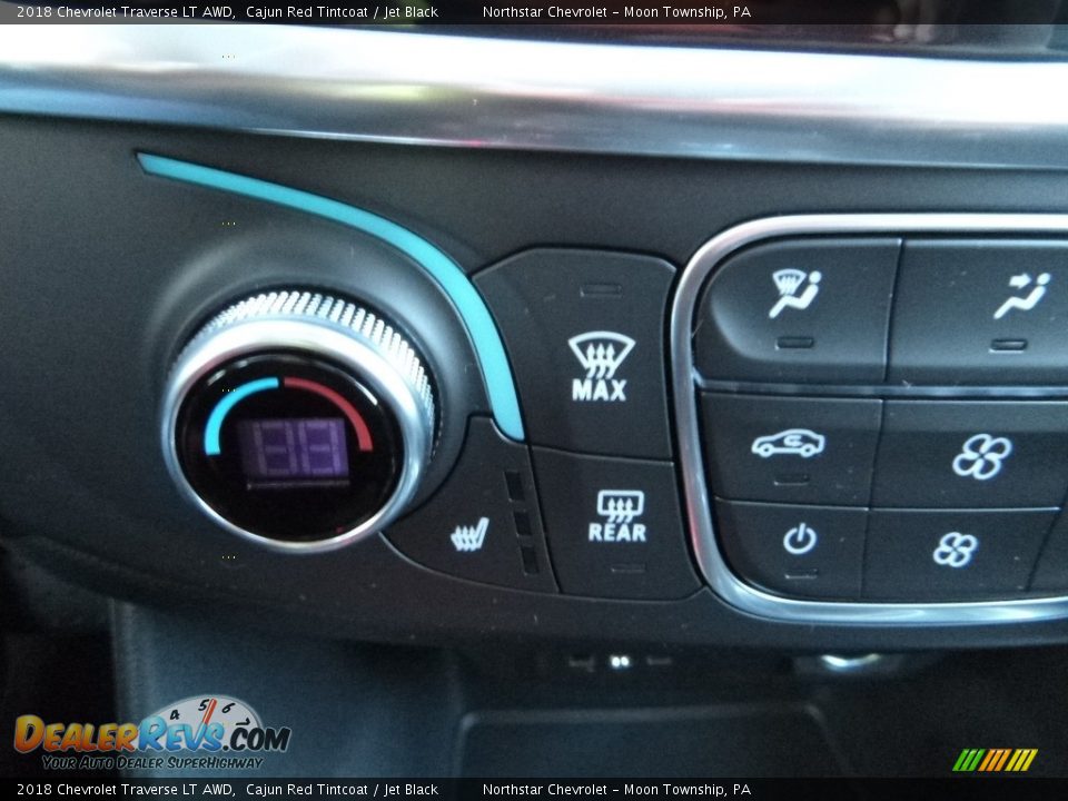 2018 Chevrolet Traverse LT AWD Cajun Red Tintcoat / Jet Black Photo #19