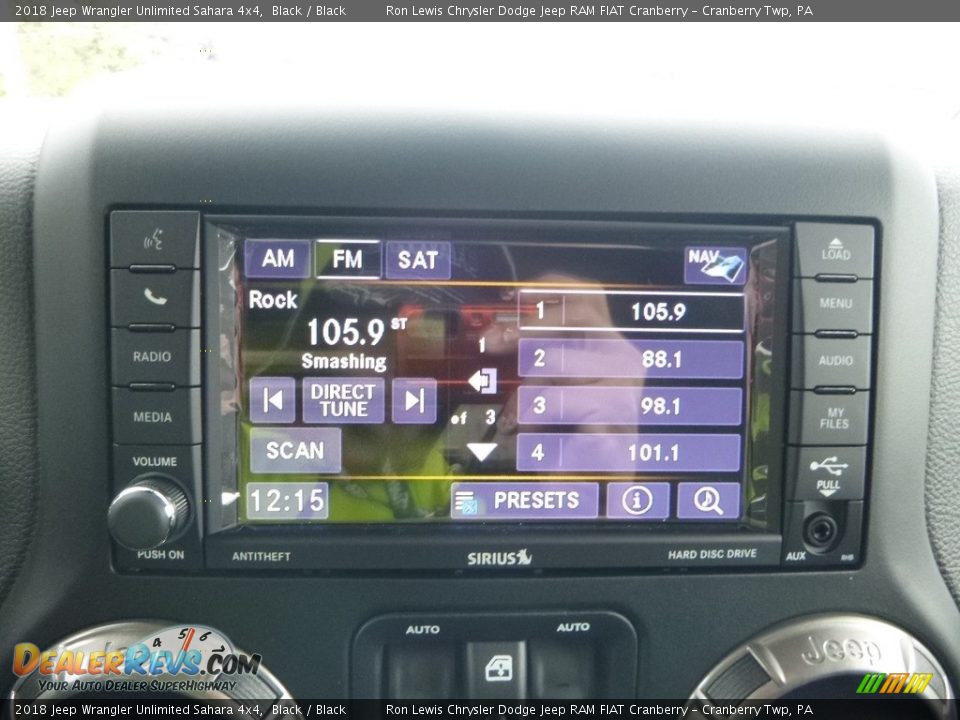 2018 Jeep Wrangler Unlimited Sahara 4x4 Black / Black Photo #16