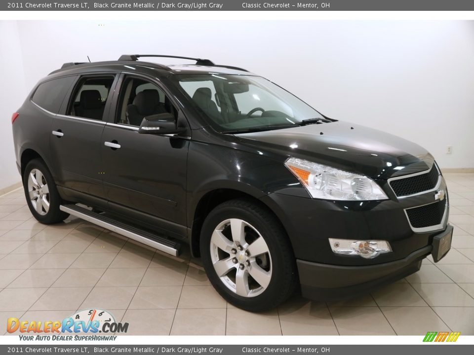 2011 Chevrolet Traverse LT Black Granite Metallic / Dark Gray/Light Gray Photo #1