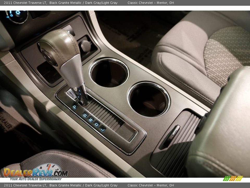2011 Chevrolet Traverse LT Black Granite Metallic / Dark Gray/Light Gray Photo #9