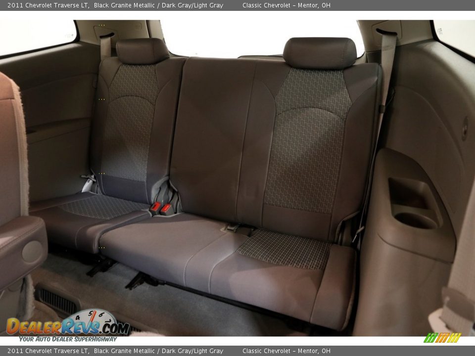 2011 Chevrolet Traverse LT Black Granite Metallic / Dark Gray/Light Gray Photo #13