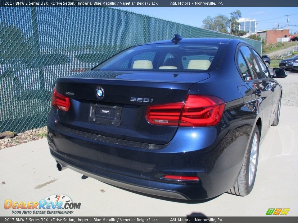 2017 BMW 3 Series 320i xDrive Sedan Imperial Blue Metallic / Venetian Beige/Black Photo #3