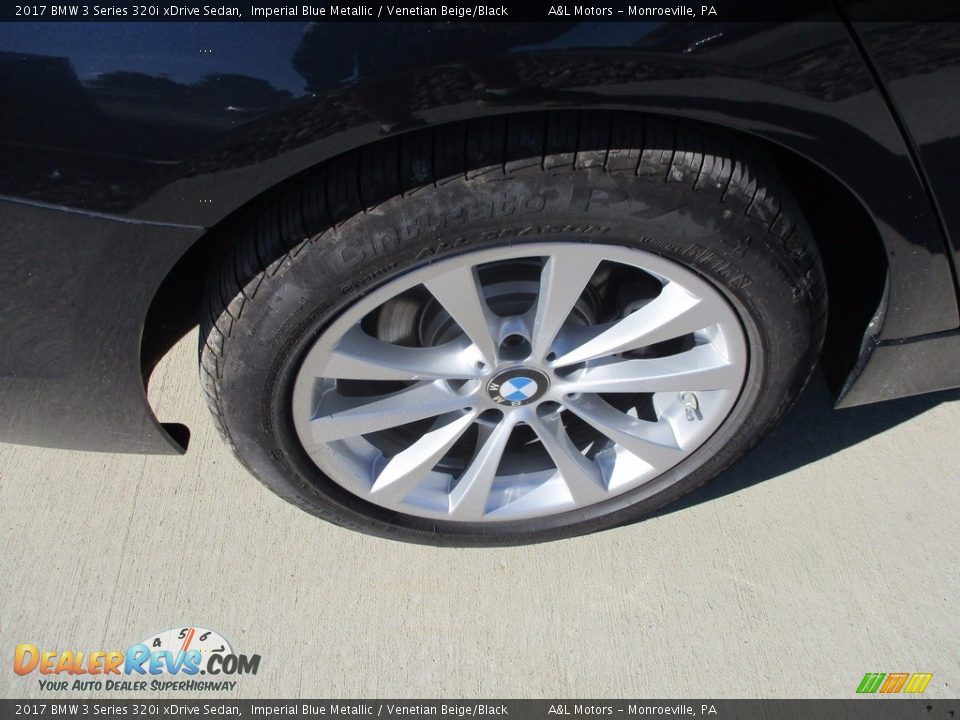 2017 BMW 3 Series 320i xDrive Sedan Imperial Blue Metallic / Venetian Beige/Black Photo #5