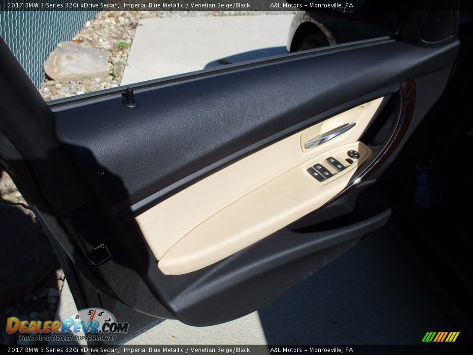 2017 BMW 3 Series 320i xDrive Sedan Imperial Blue Metallic / Venetian Beige/Black Photo #9