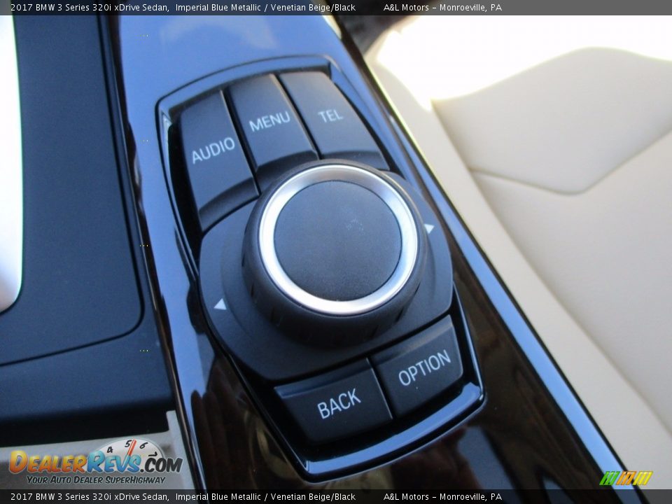 2017 BMW 3 Series 320i xDrive Sedan Imperial Blue Metallic / Venetian Beige/Black Photo #17