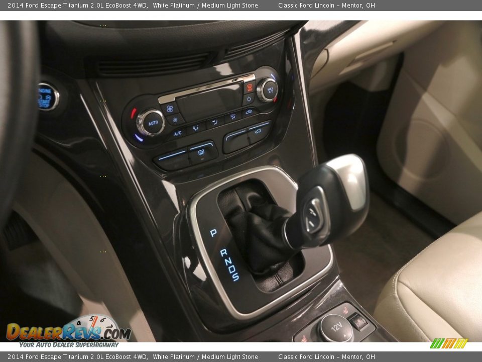 2014 Ford Escape Titanium 2.0L EcoBoost 4WD White Platinum / Medium Light Stone Photo #13