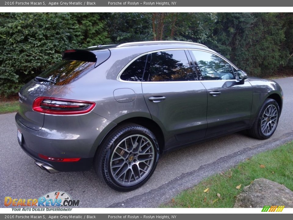 2016 Porsche Macan S Agate Grey Metallic / Black Photo #6