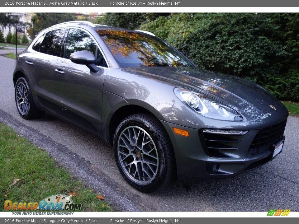2016 Porsche Macan S Agate Grey Metallic / Black Photo #8