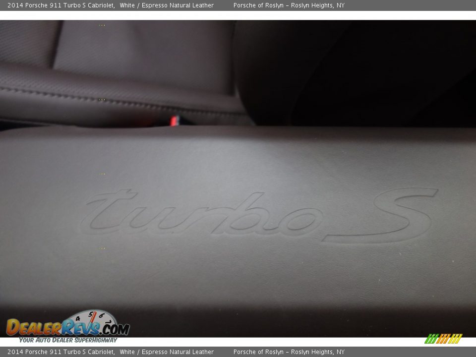 2014 Porsche 911 Turbo S Cabriolet White / Espresso Natural Leather Photo #18