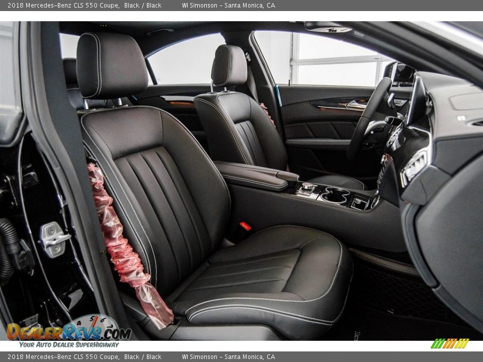 Black Interior - 2018 Mercedes-Benz CLS 550 Coupe Photo #2